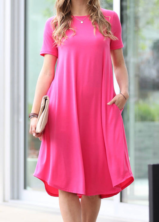 Pink Tee Dress